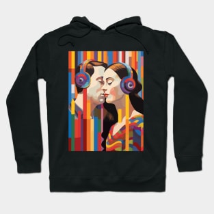 Music Lovers. Two hearts. One beat. Hoodie